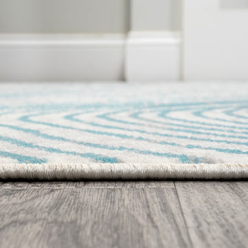 Arlo Woodgrain Geometric Area Rug